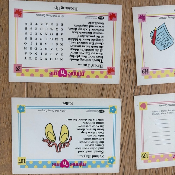 Disney Minnie n’ Me Impel 1991 Collectors Cards - Picture 11 of 12